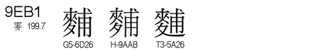 U+9EB1